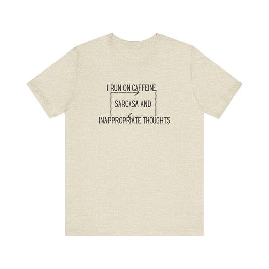 Funny "Sarcasm" Short Sleeve Tee