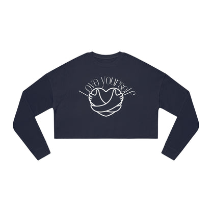 Love Yourself Cropped Sweatshirt