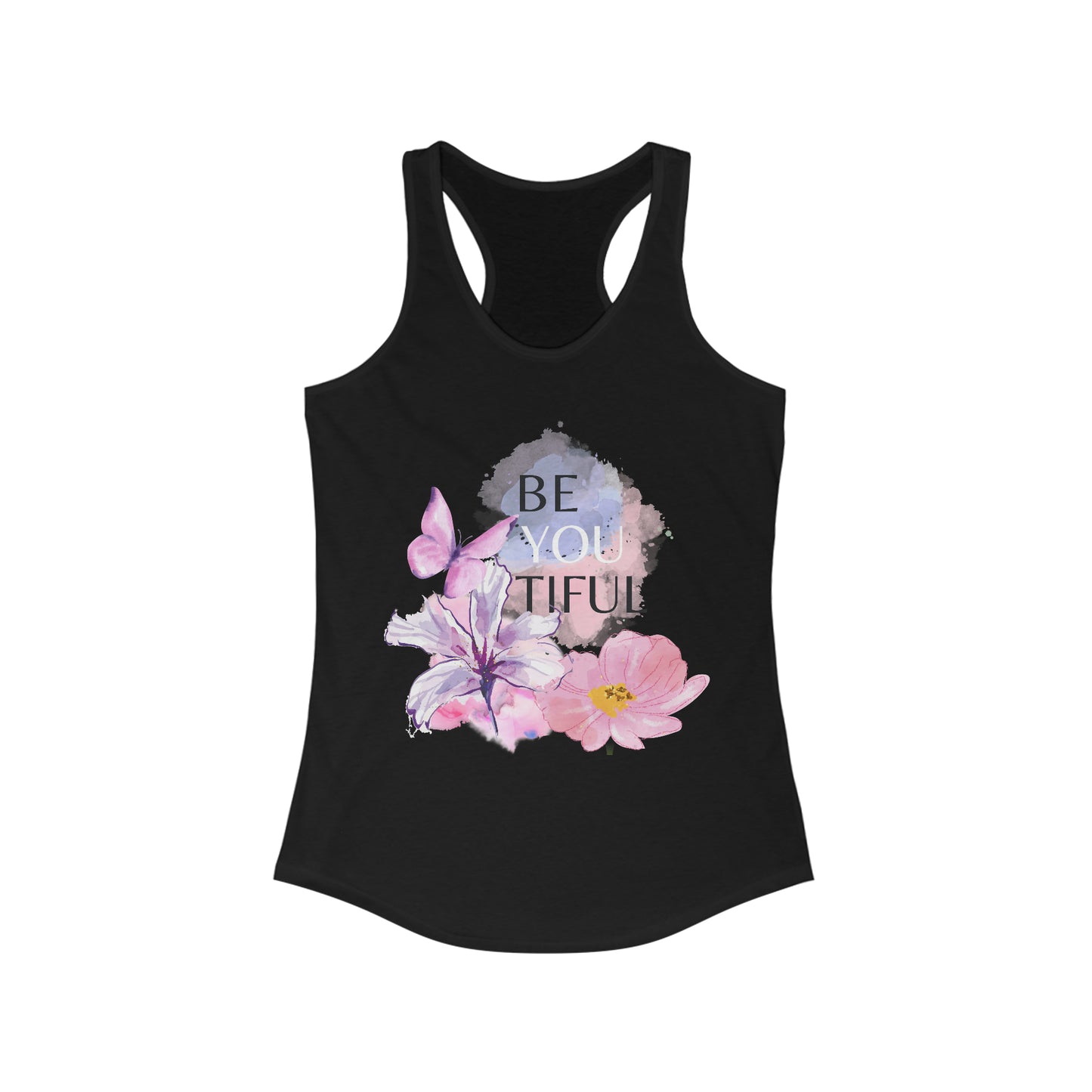 Beautiful Flower Racerback Tank Top