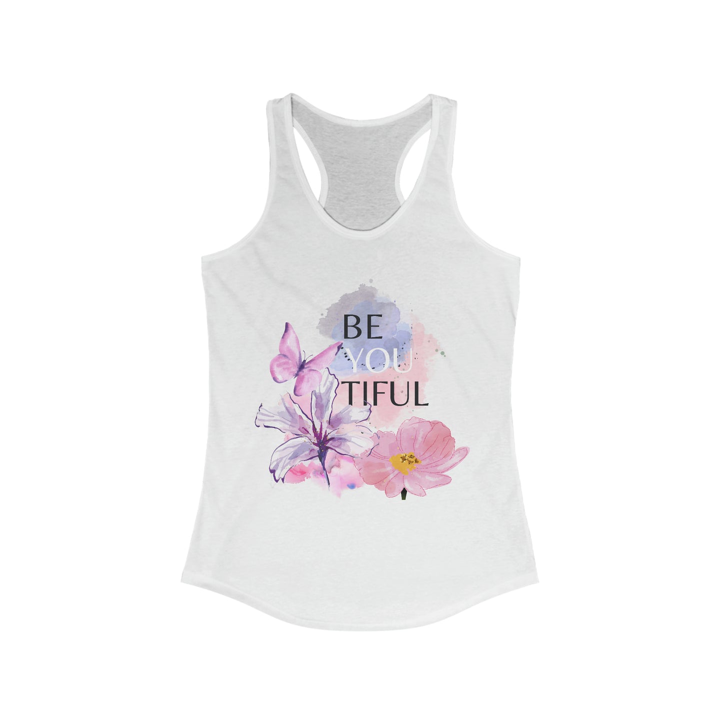 Beautiful Flower Racerback Tank Top