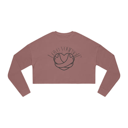 Love Yourself Cropped Sweatshirt