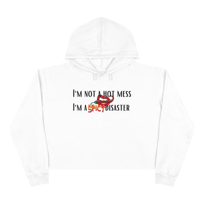 Spicy Disaster Crop Hoodie