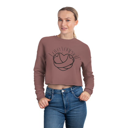 Love Yourself Cropped Sweatshirt