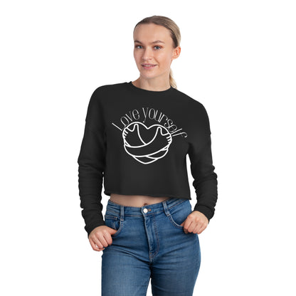 Love Yourself Cropped Sweatshirt