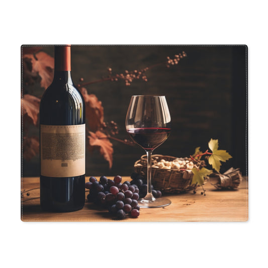 Wine Themed Placemat, 1pc