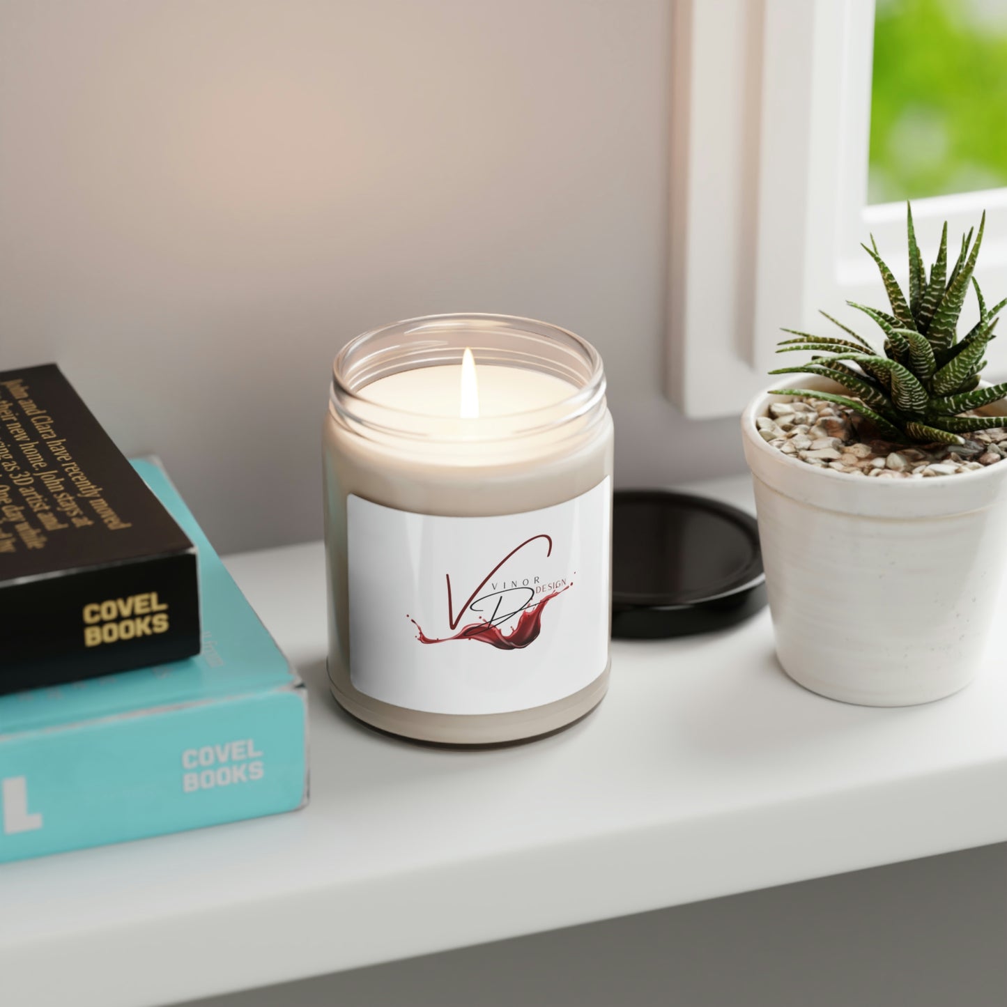 Vinor Design Custom Logo Candle