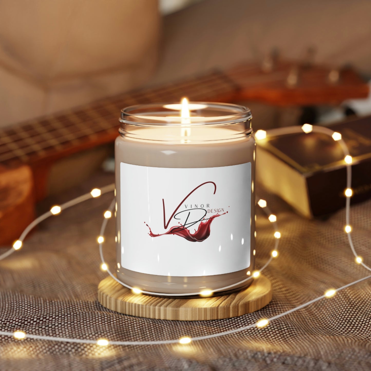 Vinor Design Custom Logo Candle